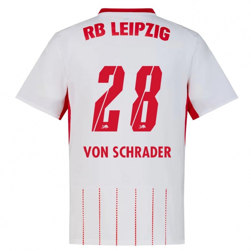 Danxen Niño Camiseta Lina Von Schrader #28 Rojo Blanco Amarillo 1ª Equipación 2026/27 La Camisa México