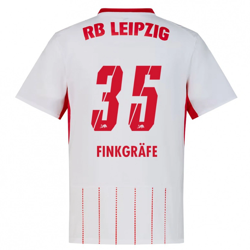 Danxen Niño Camiseta Max Finkgräfe #35 Rojo Blanco Amarillo 1ª Equipación 2026/27 La Camisa México