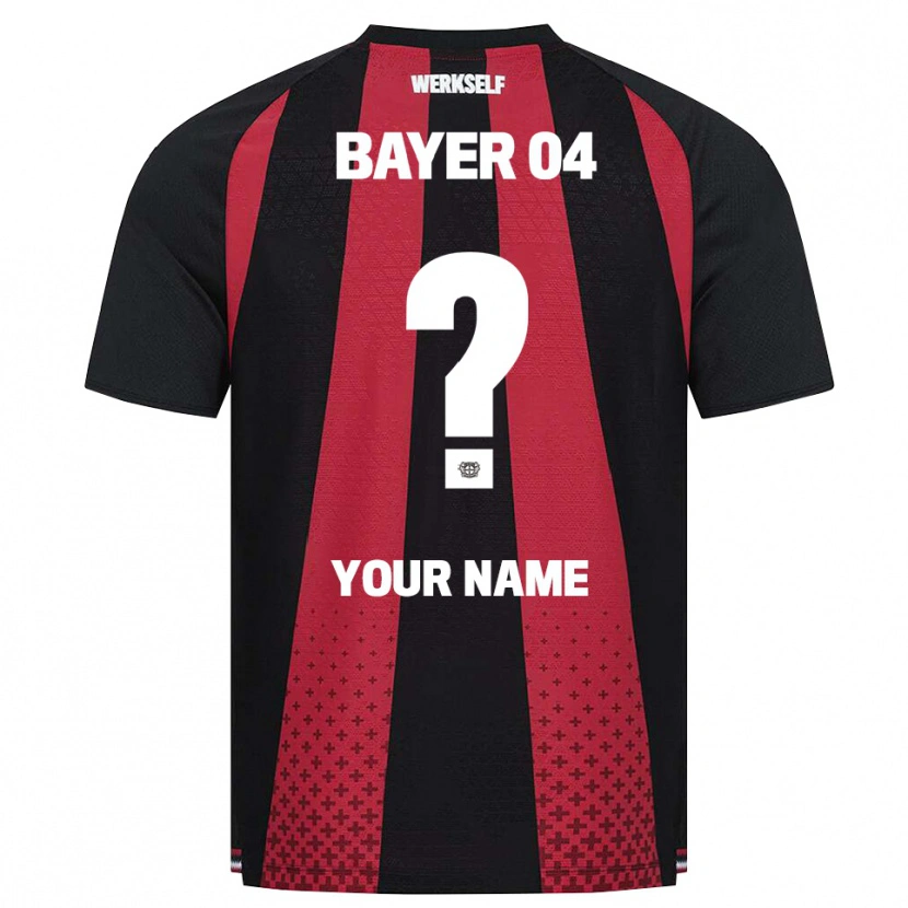 Danxen Niño Camiseta Su Nombre #0 Negro Blanco Rojo 1ª Equipación 2026/27 La Camisa México