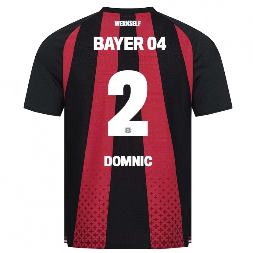 Danxen Niño Camiseta Nebe-Sirak Domnic #2 Negro Blanco Rojo 1ª Equipación 2026/27 La Camisa México