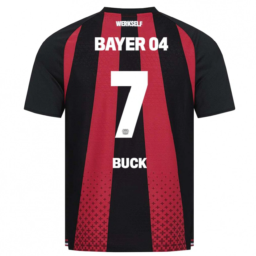 Danxen Niño Camiseta Dustin Buck #7 Negro Blanco Rojo 1ª Equipación 2026/27 La Camisa México