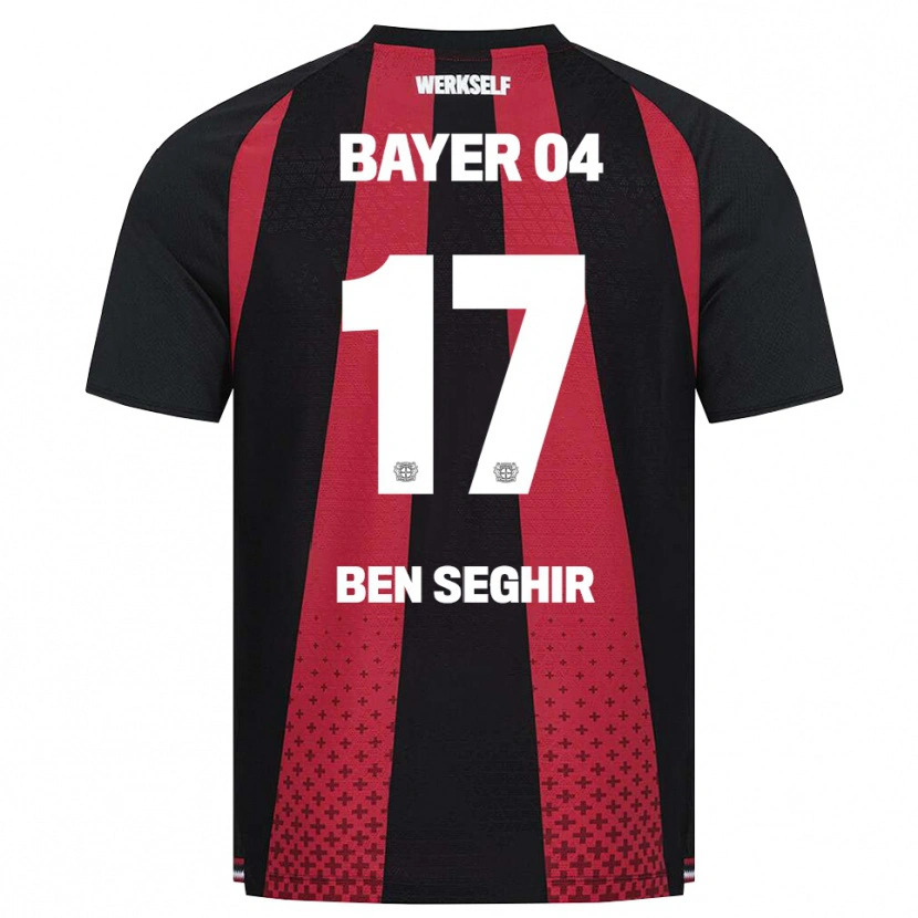 Danxen Niño Camiseta Eliesse Ben Seghir #17 Negro Blanco Rojo 1ª Equipación 2026/27 La Camisa México