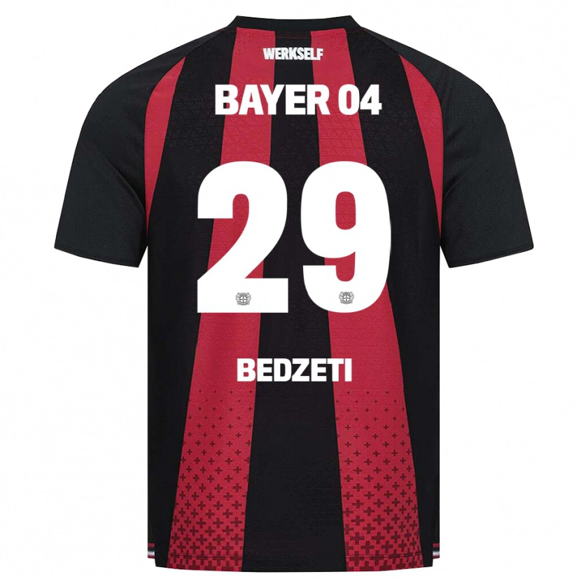 Danxen Niño Camiseta Valon Bedzeti #29 Negro Blanco Rojo 1ª Equipación 2026/27 La Camisa México