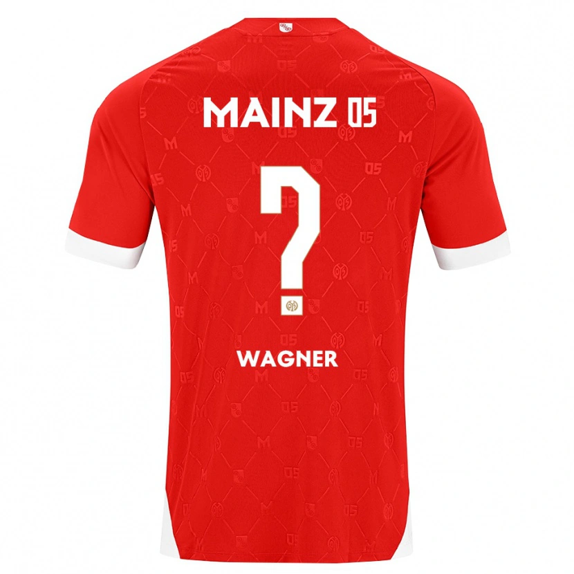 Danxen Niño Camiseta Bennet Wagner #0 Rojo Blanco 1ª Equipación 2026/27 La Camisa México