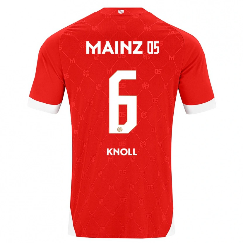 Danxen Niño Camiseta Max Knoll #6 Rojo Blanco 1ª Equipación 2026/27 La Camisa México