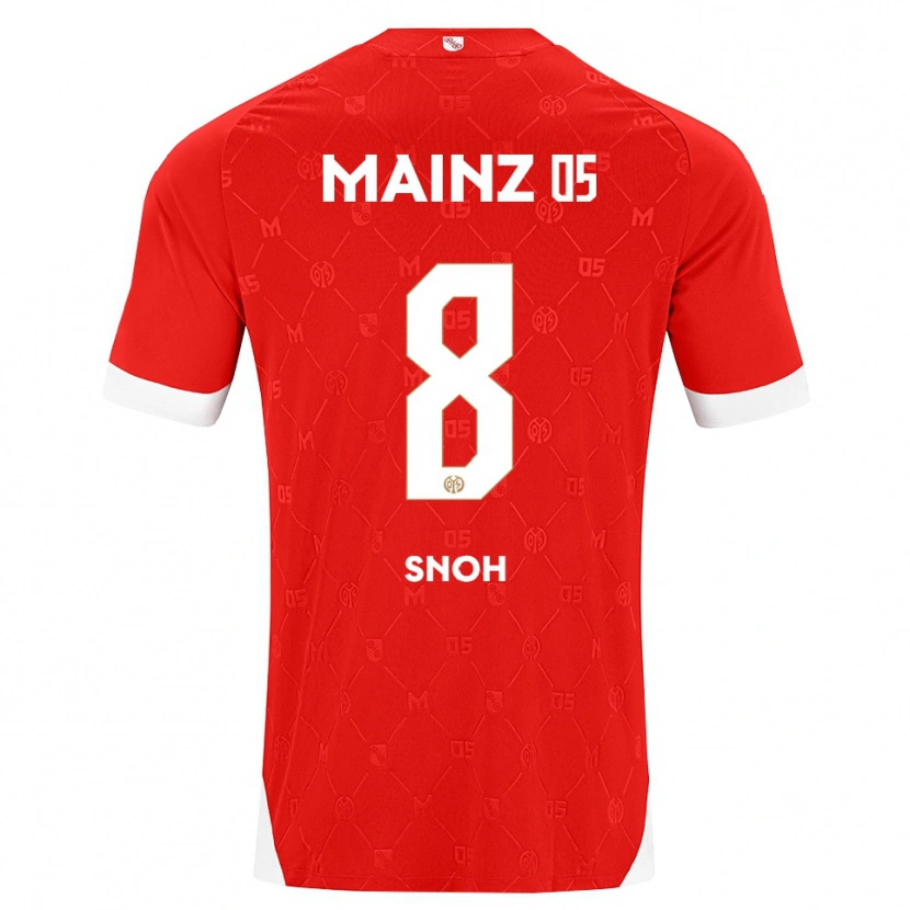 Danxen Niño Camiseta Denton Snoh #8 Rojo Blanco 1ª Equipación 2026/27 La Camisa México