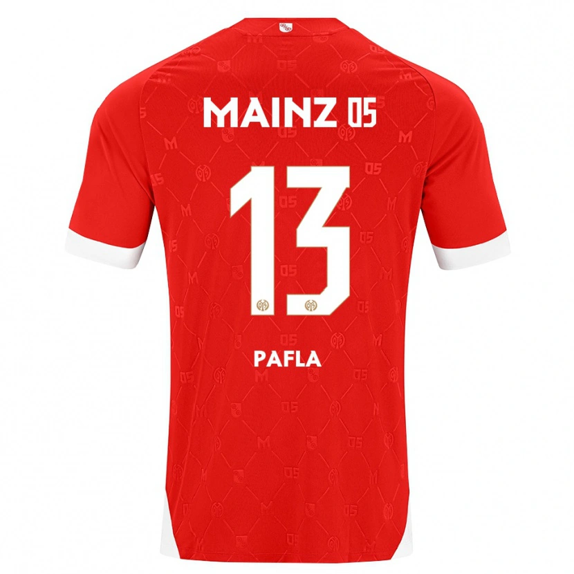 Danxen Niño Camiseta Noel Pafla #13 Rojo Blanco 1ª Equipación 2026/27 La Camisa México