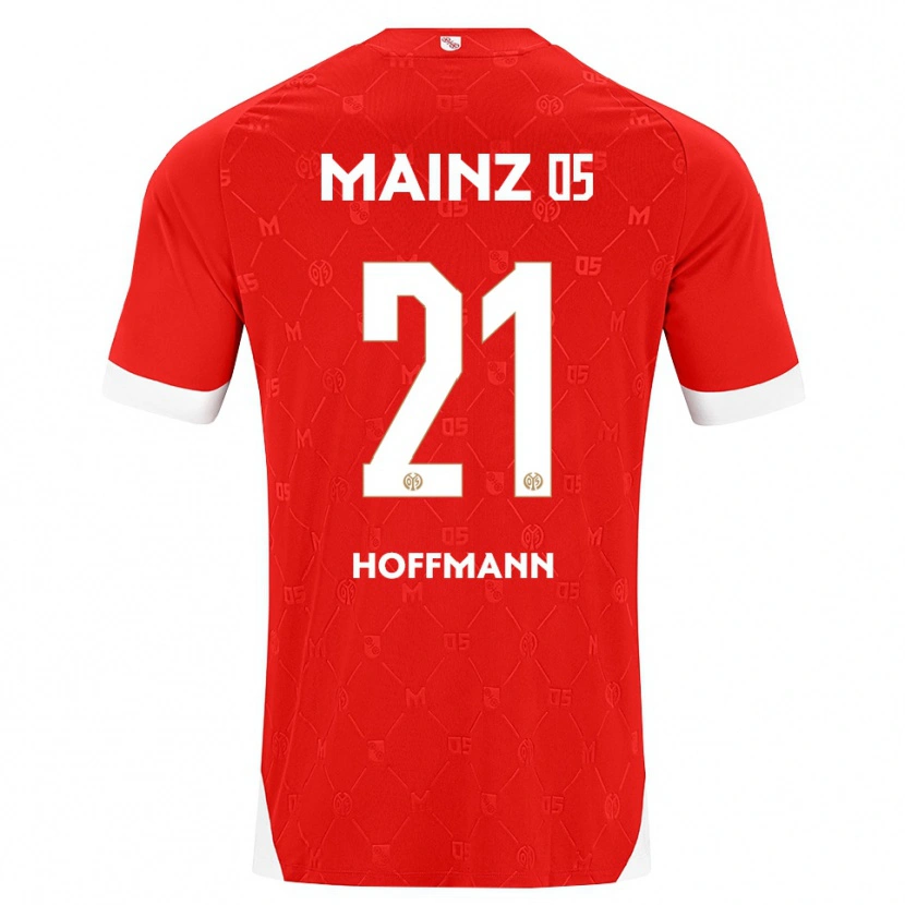 Danxen Niño Camiseta Leon Hoffmann #21 Rojo Blanco 1ª Equipación 2026/27 La Camisa México