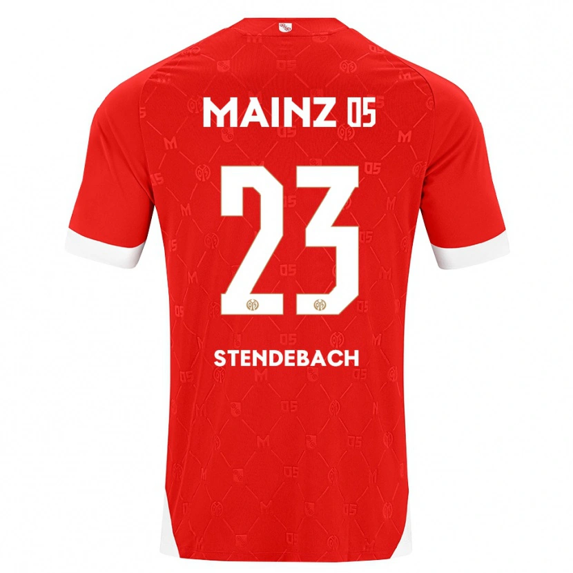 Danxen Niño Camiseta Jule Stendebach #23 Rojo Blanco 1ª Equipación 2026/27 La Camisa México