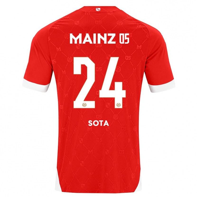 Danxen Niño Camiseta Sota Kawasaki #24 Rojo Blanco 1ª Equipación 2026/27 La Camisa México