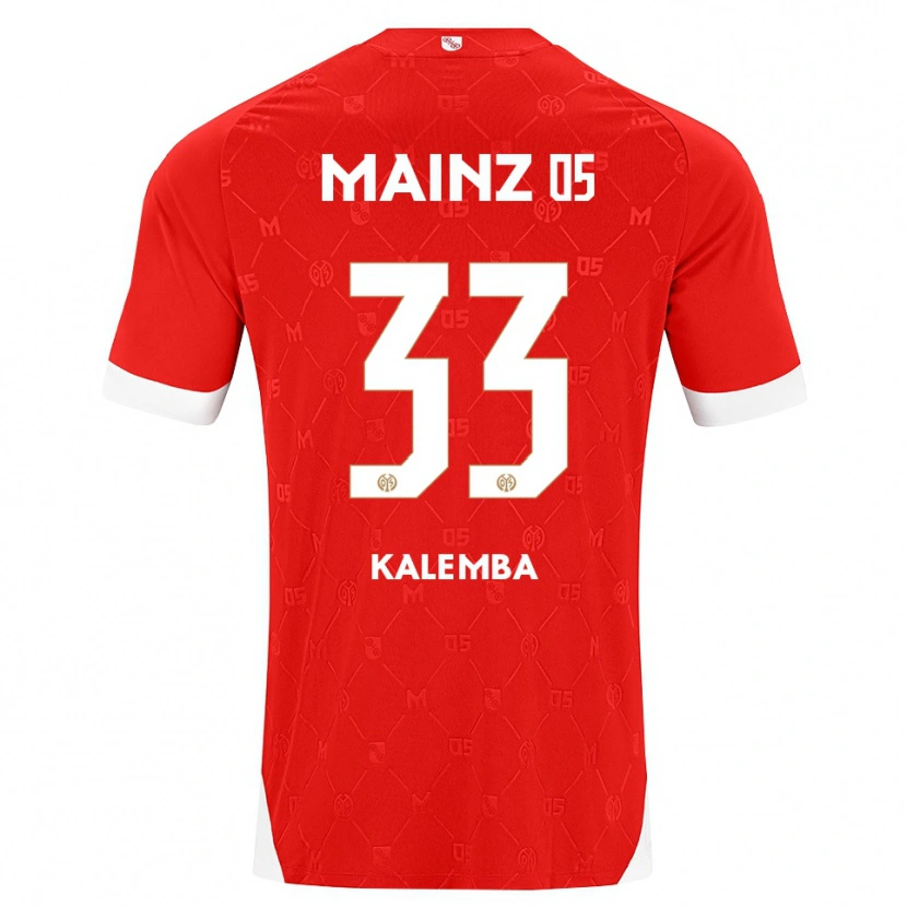 Danxen Niño Camiseta Marcel Kalemba #33 Rojo Blanco 1ª Equipación 2026/27 La Camisa México