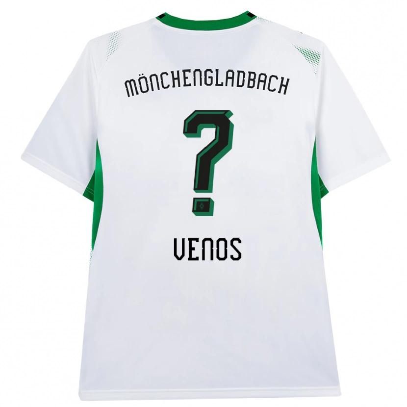 Danxen Niño Camiseta Christos Venos #0 Blanco Negro Verde 1ª Equipación 2026/27 La Camisa México