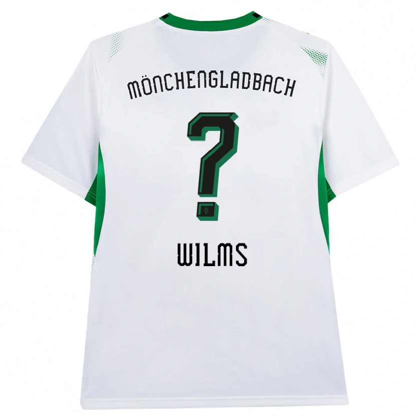 Danxen Niño Camiseta Felix Wilms #0 Blanco Negro Verde 1ª Equipación 2026/27 La Camisa México