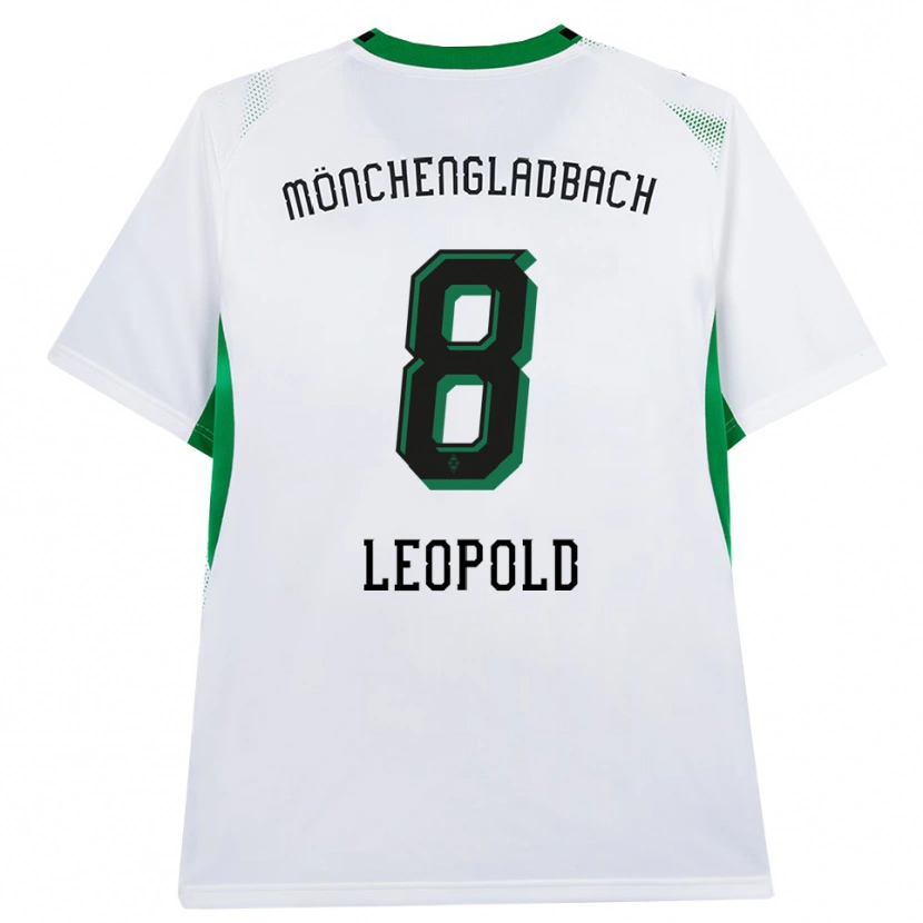 Danxen Niño Camiseta Enzo Leopold #8 Blanco Negro Verde 1ª Equipación 2026/27 La Camisa México