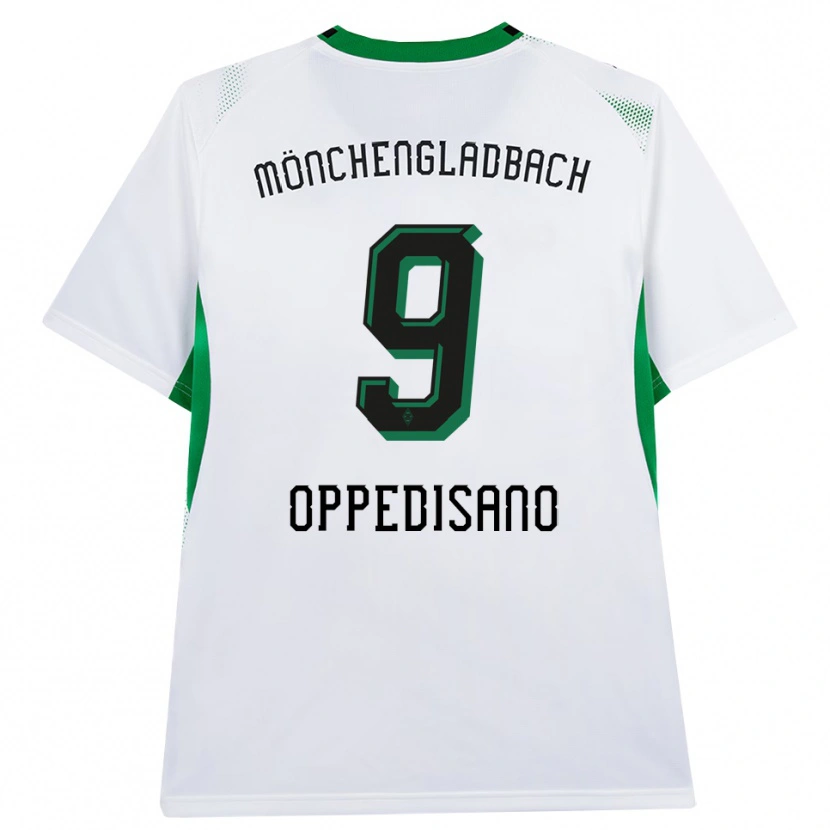 Danxen Niño Camiseta Valentina Oppedisano #9 Blanco Negro Verde 1ª Equipación 2026/27 La Camisa México