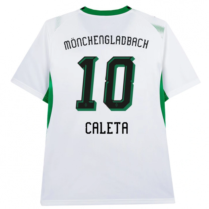 Danxen Niño Camiseta Ivan Caleta #10 Blanco Negro Verde 1ª Equipación 2026/27 La Camisa México