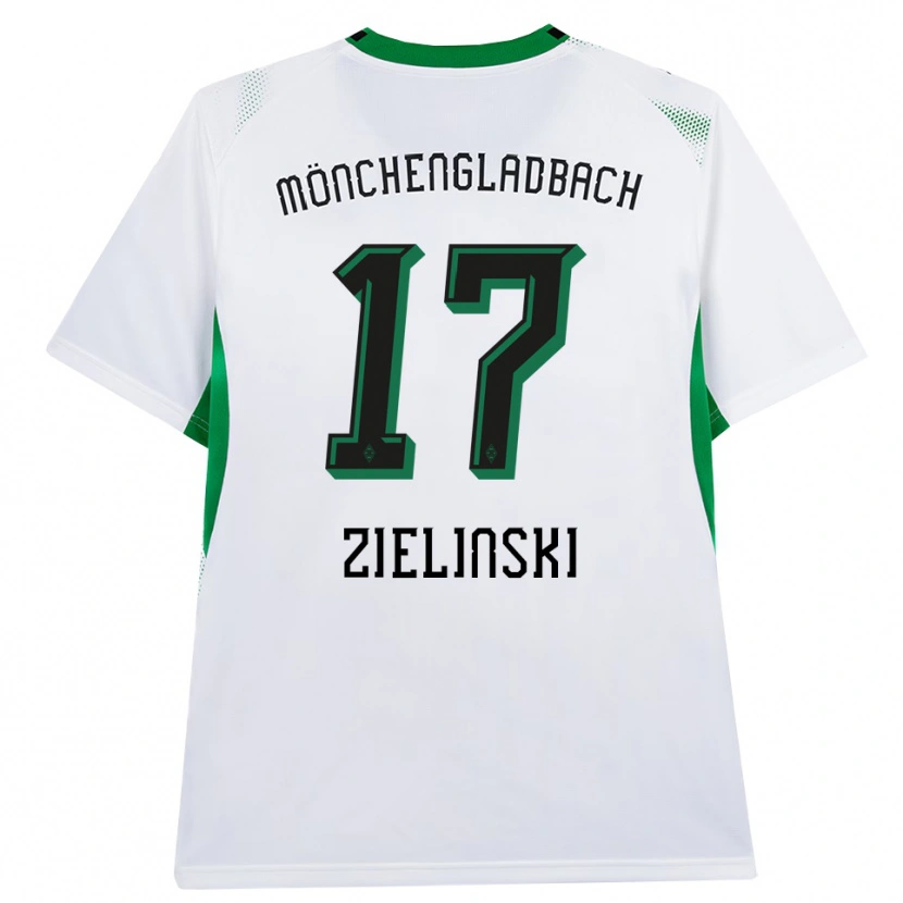 Danxen Niño Camiseta Yvonne Zielinski #17 Blanco Negro Verde 1ª Equipación 2026/27 La Camisa México