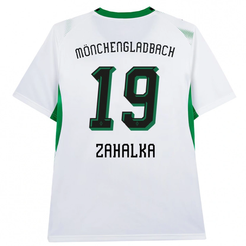 Danxen Niño Camiseta Filip Zahálka #19 Blanco Negro Verde 1ª Equipación 2026/27 La Camisa México