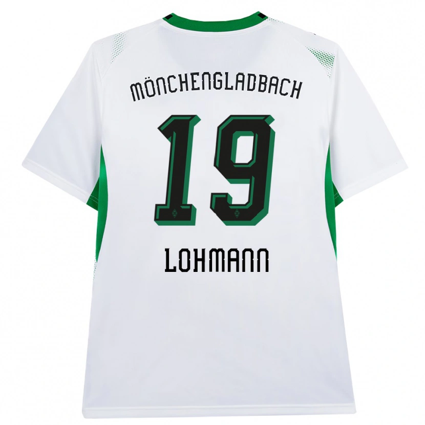 Danxen Niño Camiseta Mona Lohmann #19 Blanco Negro Verde 1ª Equipación 2026/27 La Camisa México