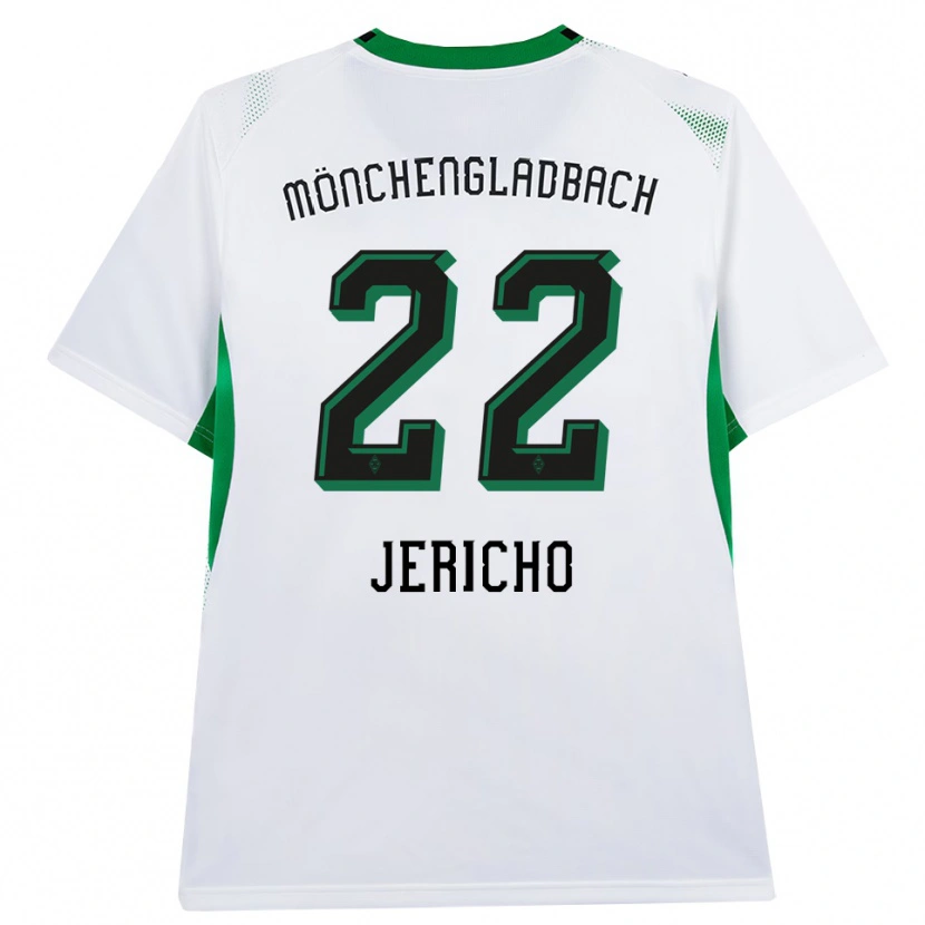 Danxen Niño Camiseta Aidan Jericho #22 Blanco Negro Verde 1ª Equipación 2026/27 La Camisa México