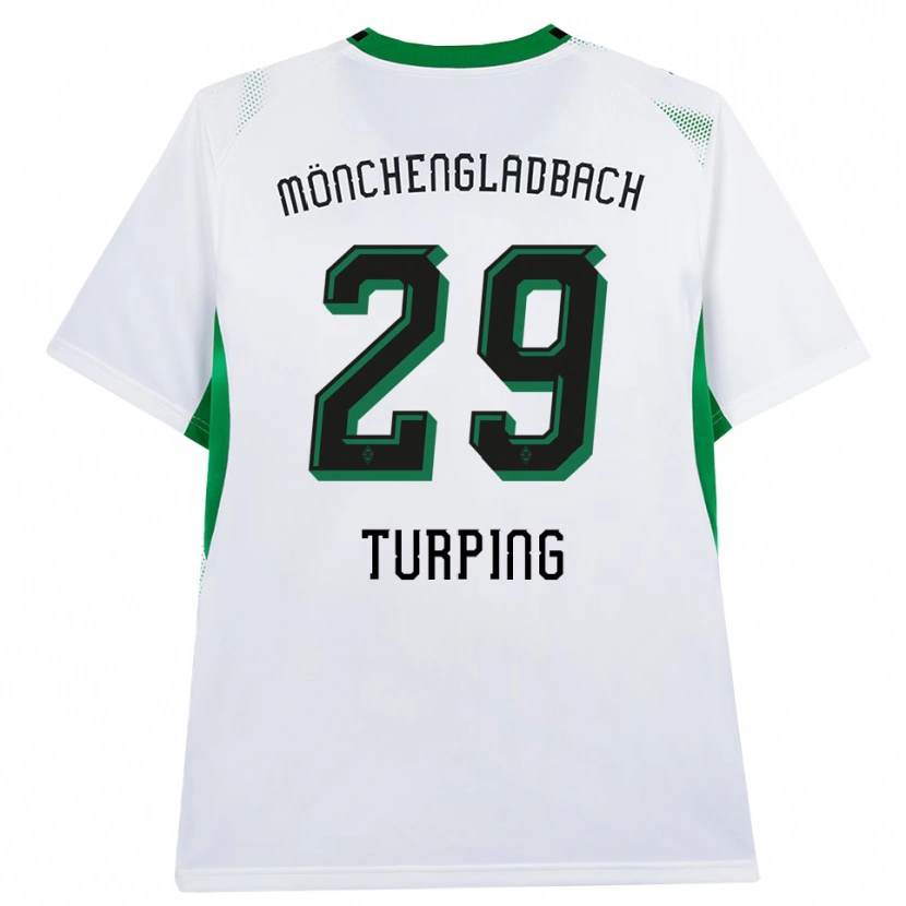 Danxen Niño Camiseta Selim Turping #29 Blanco Negro Verde 1ª Equipación 2026/27 La Camisa México