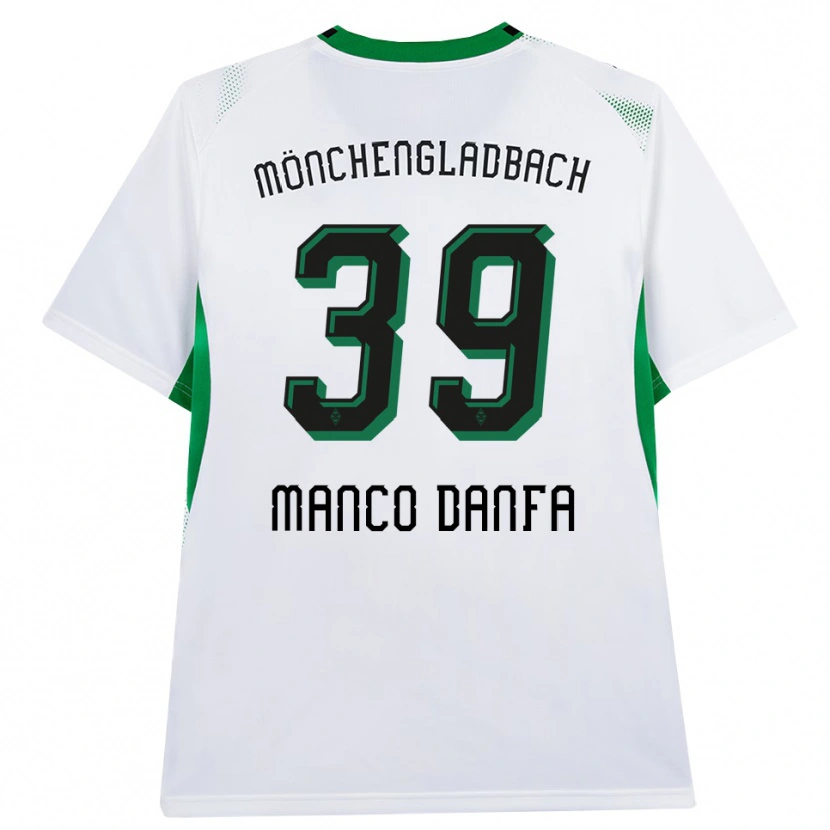 Danxen Niño Camiseta Iaia Manco Danfa #39 Blanco Negro Verde 1ª Equipación 2026/27 La Camisa México