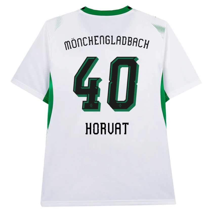 Danxen Niño Camiseta Niko Horvat #40 Blanco Negro Verde 1ª Equipación 2026/27 La Camisa México