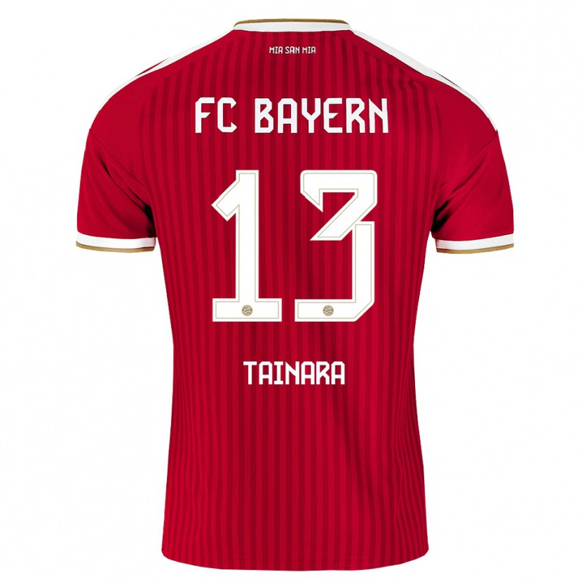 Danxen Niño Camiseta Tainara #13 Rojo Blanco Azul 1ª Equipación 2026/27 La Camisa México