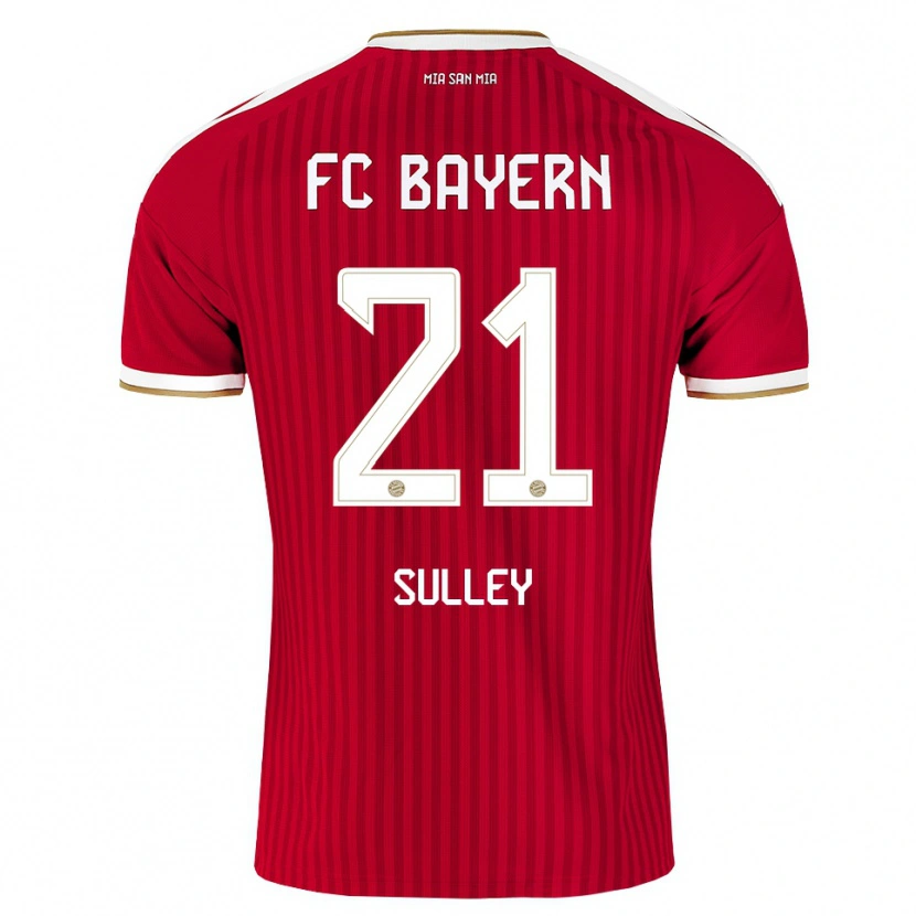 Danxen Niño Camiseta Williams Baffour Sulley #21 Rojo Blanco Azul 1ª Equipación 2026/27 La Camisa México