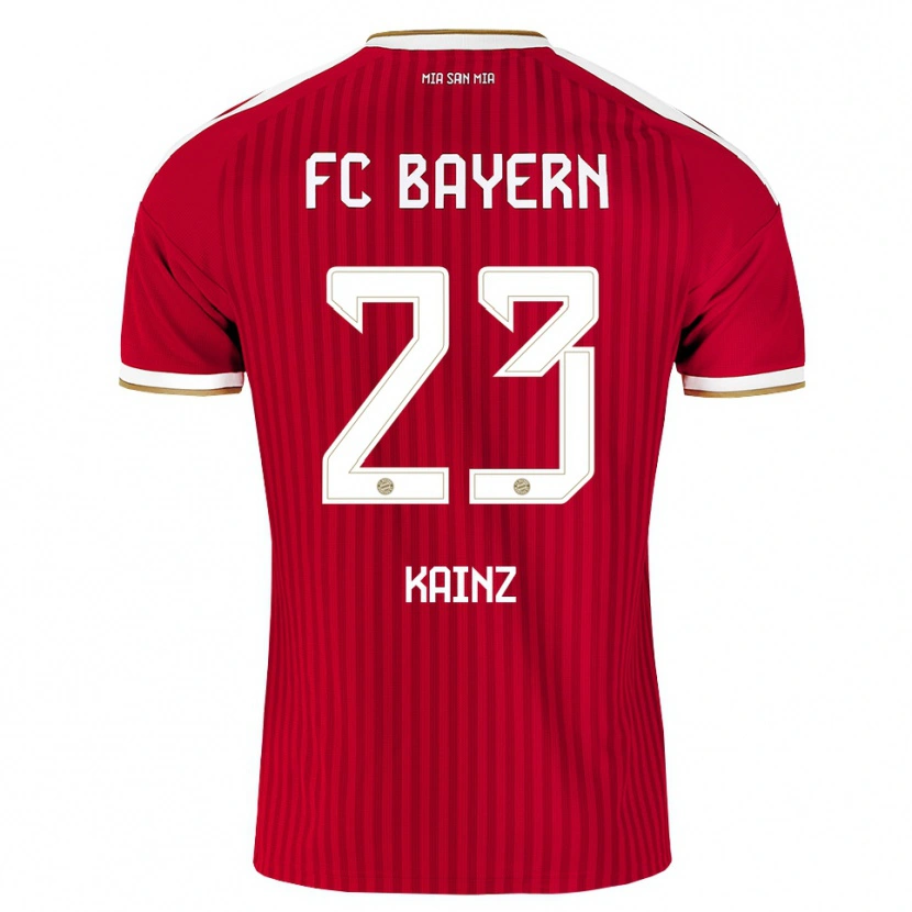 Danxen Niño Camiseta Manuel Kainz #23 Rojo Blanco Azul 1ª Equipación 2026/27 La Camisa México