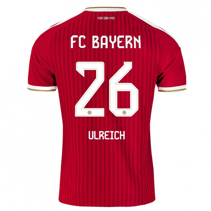 Danxen Niño Camiseta Sven Ulreich #26 Rojo Blanco Azul 1ª Equipación 2026/27 La Camisa México
