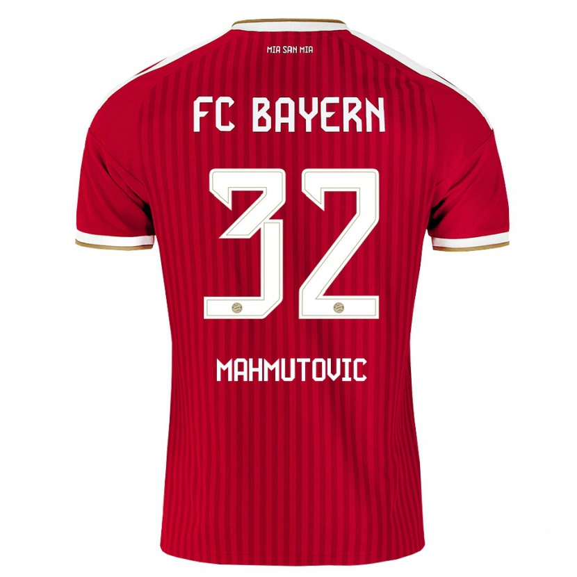 Danxen Niño Camiseta Ena Mahmutovic #32 Rojo Blanco Azul 1ª Equipación 2026/27 La Camisa México