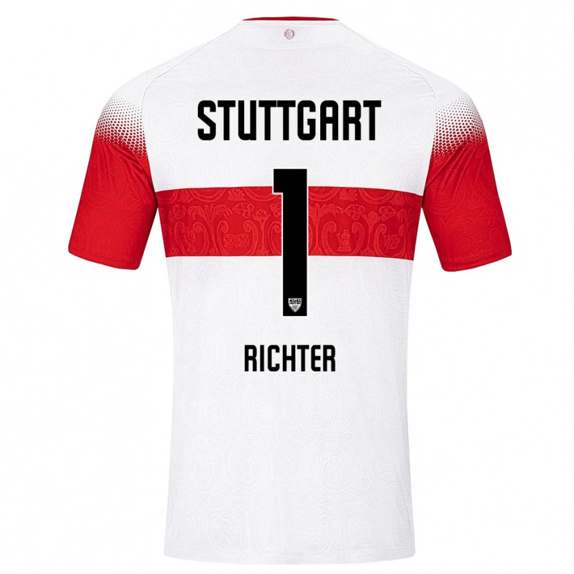 Danxen Niño Camiseta Nils Richter #1 Blanco Rojo Amarillo 1ª Equipación 2026/27 La Camisa México