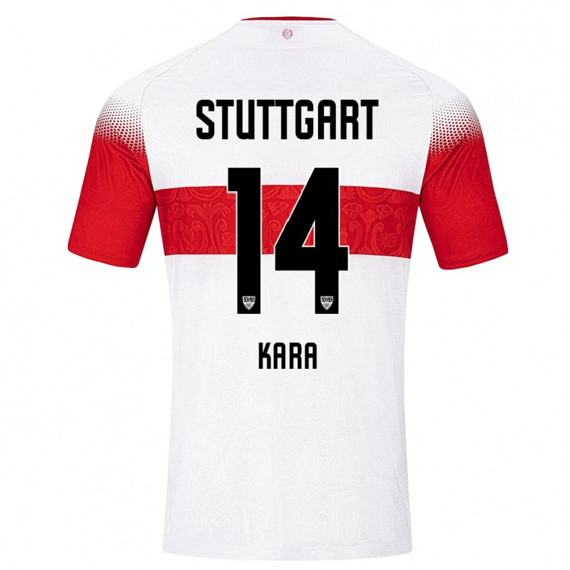 Danxen Niño Camiseta Semih Kara #14 Blanco Rojo Amarillo 1ª Equipación 2026/27 La Camisa México