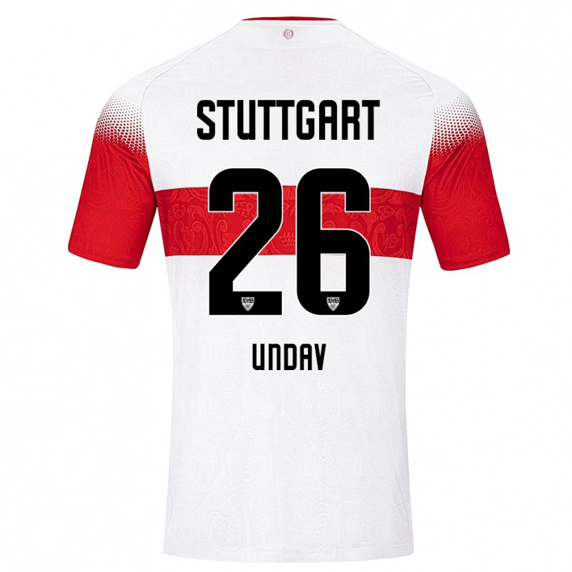 Danxen Niño Camiseta Deniz Undav #26 Blanco Rojo Amarillo 1ª Equipación 2026/27 La Camisa México