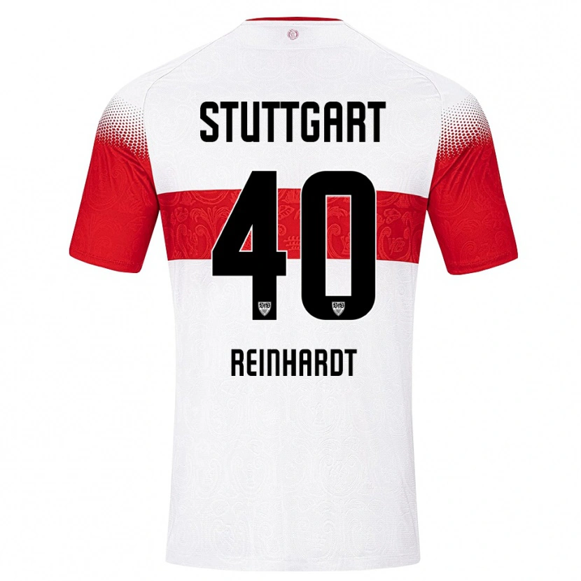Danxen Niño Camiseta Peter Reinhardt #40 Blanco Rojo Amarillo 1ª Equipación 2026/27 La Camisa México