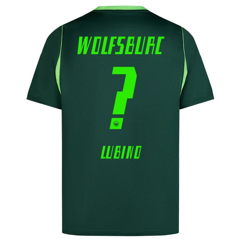 Danxen Niño Camiseta Francesco Lubino #0 Verde Oscuro Blanco 1ª Equipación 2026/27 La Camisa México