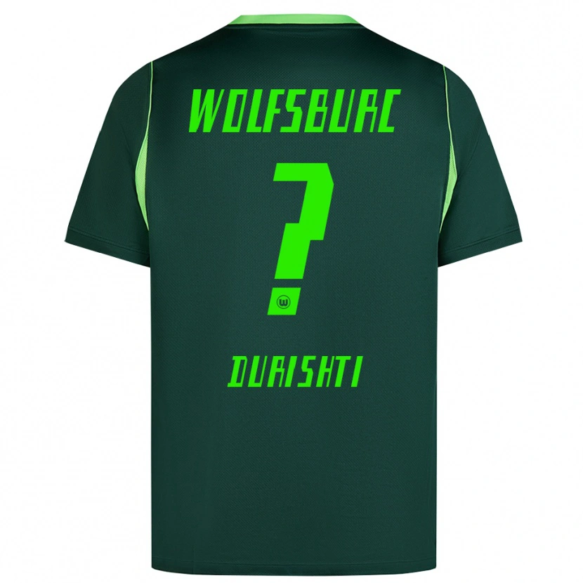 Danxen Niño Camiseta Brendon Durishti #0 Verde Oscuro Blanco 1ª Equipación 2026/27 La Camisa México