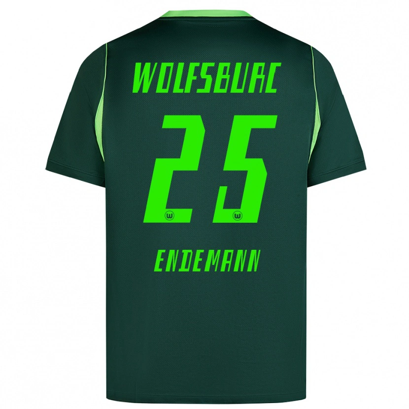 Danxen Niño Camiseta Vivien Endemann #25 Verde Oscuro Blanco 1ª Equipación 2026/27 La Camisa México