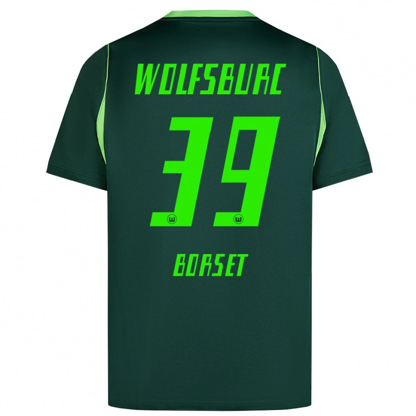 Danxen Niño Camiseta Anders Rønne Børset #39 Verde Oscuro Blanco 1ª Equipación 2026/27 La Camisa México