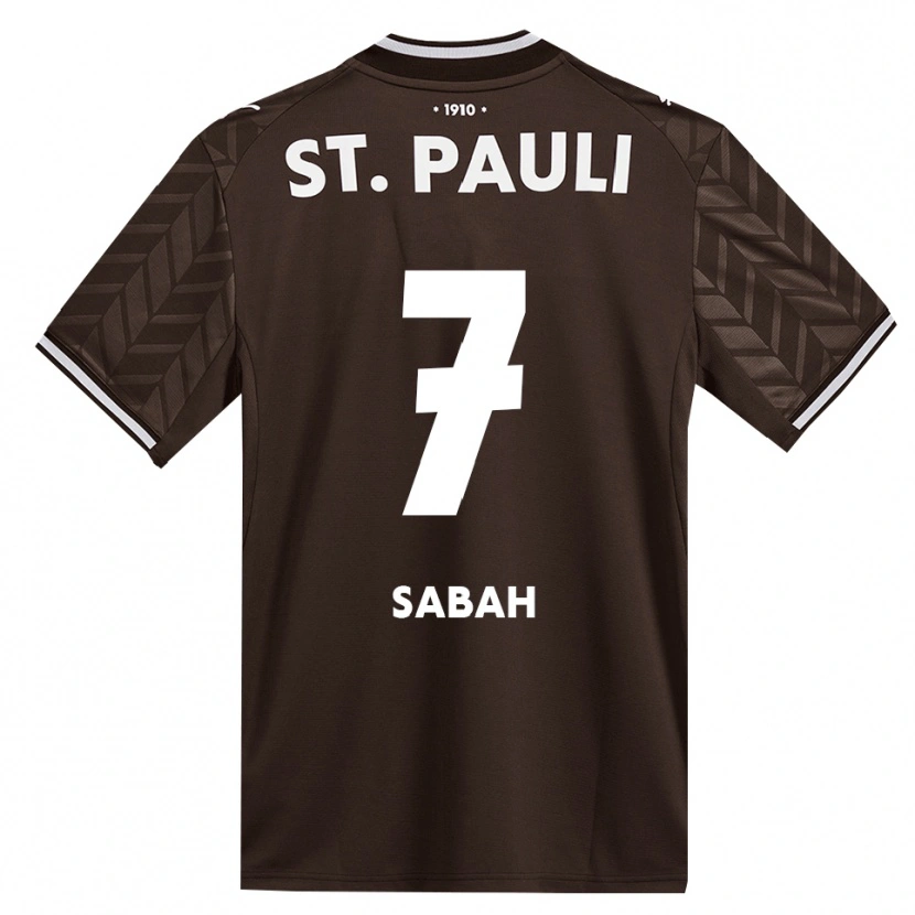 Danxen Niño Camiseta Haron Sabah #7 Café Blanco 1ª Equipación 2026/27 La Camisa México