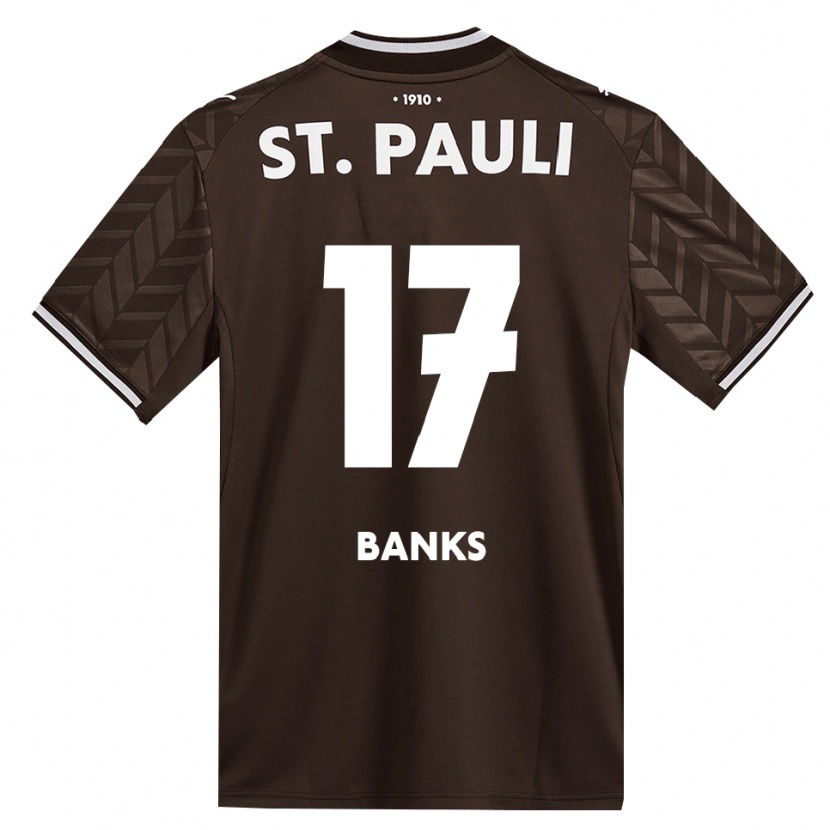Danxen Niño Camiseta Scott Banks #17 Café Blanco 1ª Equipación 2026/27 La Camisa México