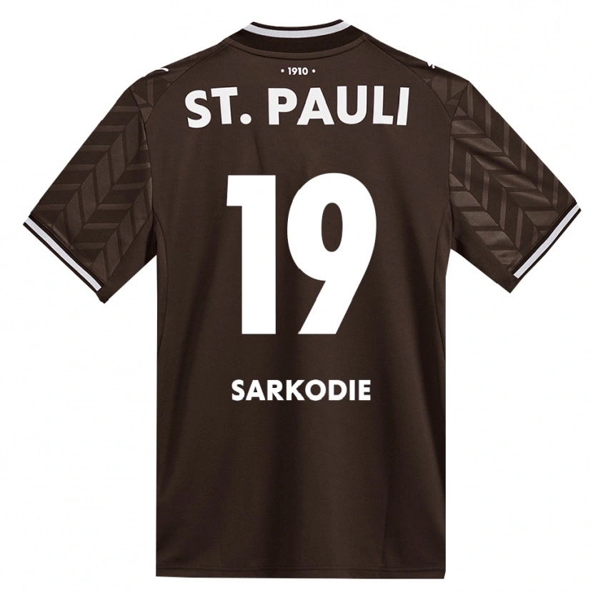Danxen Niño Camiseta Joel Sarkodie #19 Café Blanco 1ª Equipación 2026/27 La Camisa México