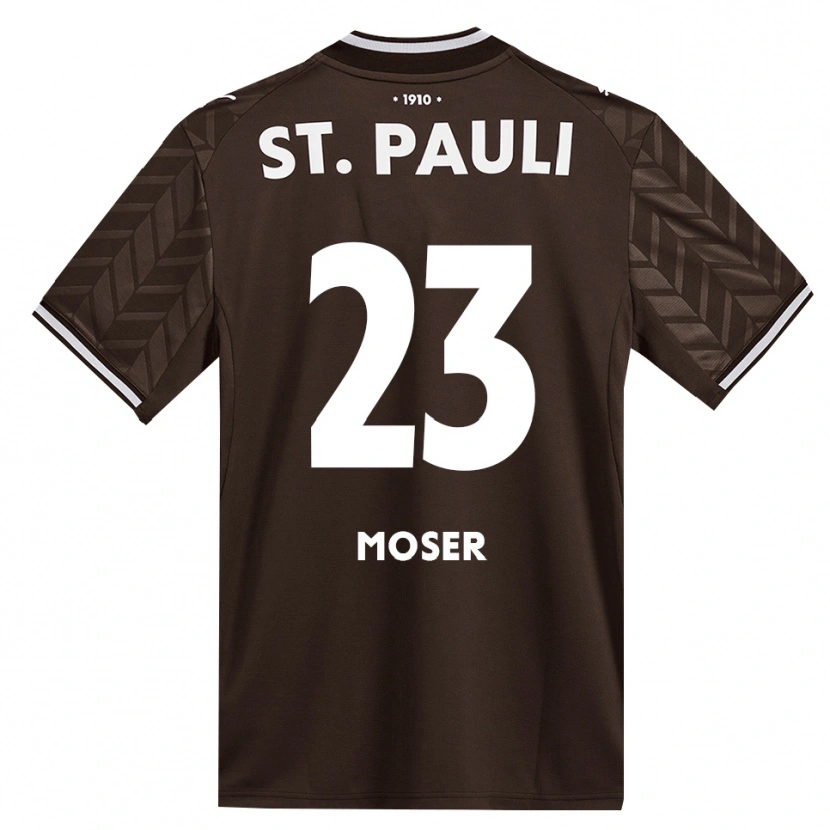 Danxen Niño Camiseta Ammon Moser #23 Café Blanco 1ª Equipación 2026/27 La Camisa México