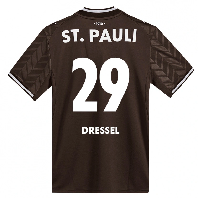 Danxen Niño Camiseta Henry Dressel #29 Café Blanco 1ª Equipación 2026/27 La Camisa México