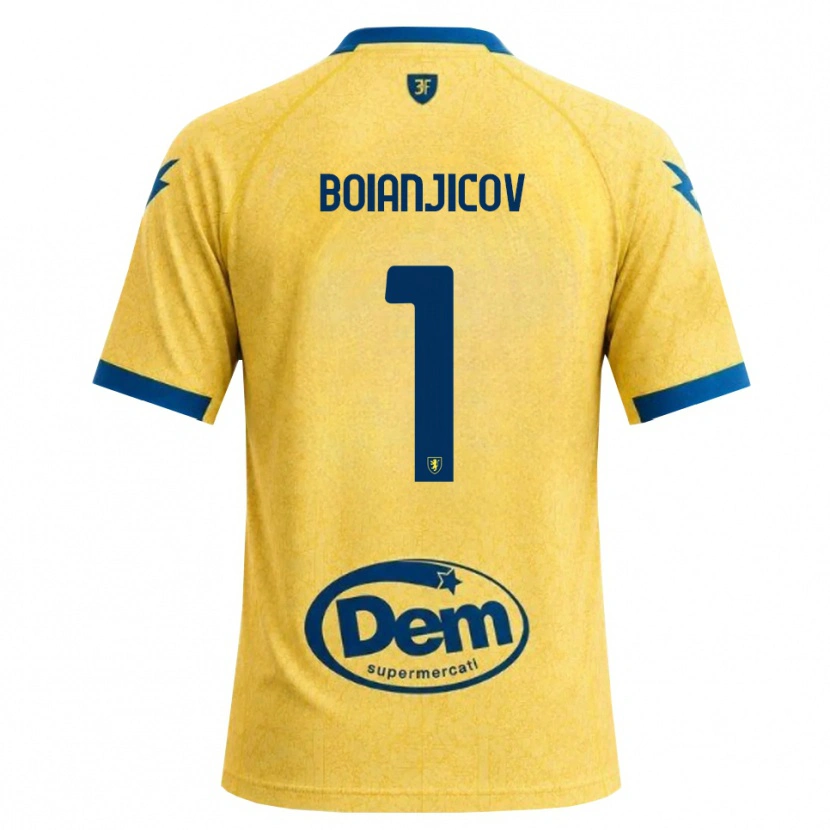 Danxen Niño Camiseta Nicolas Boianjicov #1 Caqui Negro Azul 1ª Equipación 2026/27 La Camisa México