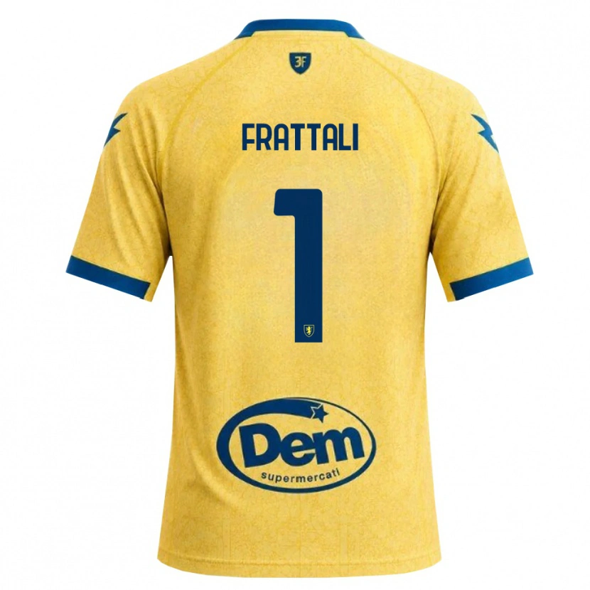 Danxen Niño Camiseta Pierluigi Frattali #1 Caqui Negro Azul 1ª Equipación 2026/27 La Camisa México