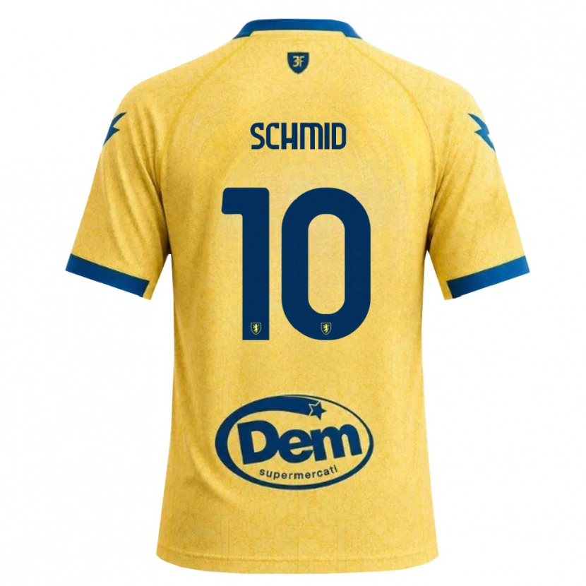 Danxen Niño Camiseta Romano Schmid #10 Caqui Negro Azul 1ª Equipación 2026/27 La Camisa México
