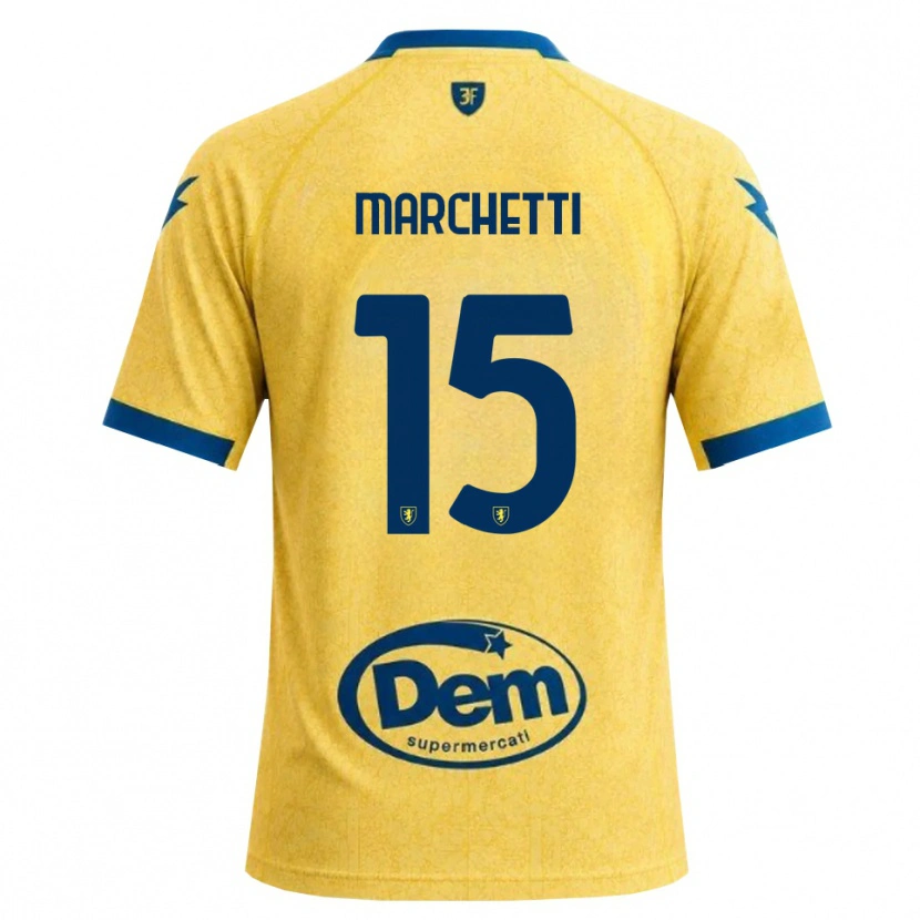 Danxen Niño Camiseta Matteo Marchetti #15 Caqui Negro Azul 1ª Equipación 2026/27 La Camisa México