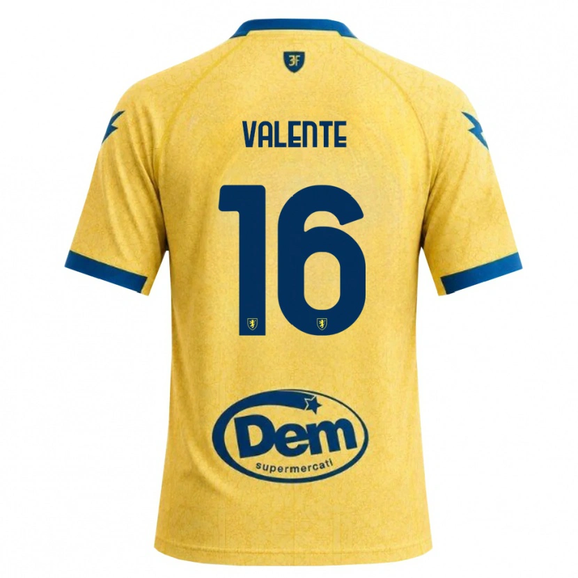 Danxen Niño Camiseta Gabriele Valente #16 Caqui Negro Azul 1ª Equipación 2026/27 La Camisa México